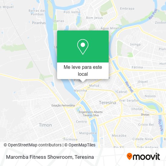 Maromba Fitness Showroom mapa