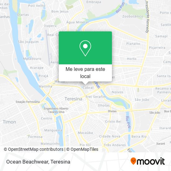 Ocean Beachwear mapa