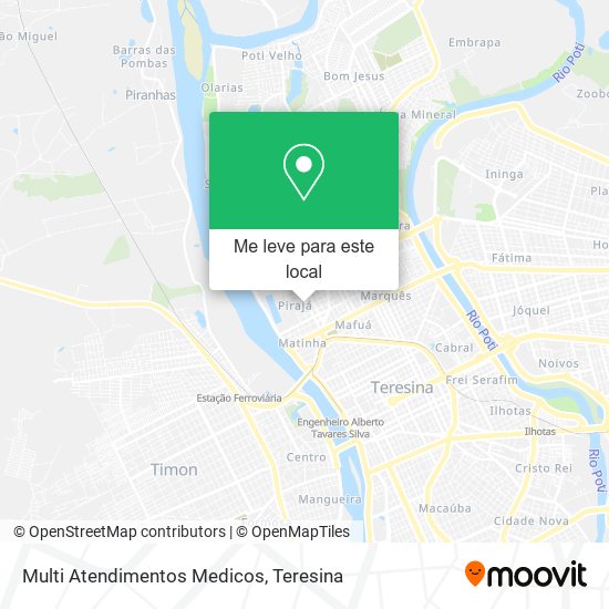 Multi Atendimentos Medicos mapa