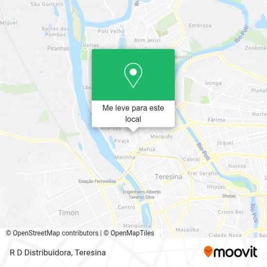 R D Distribuidora mapa