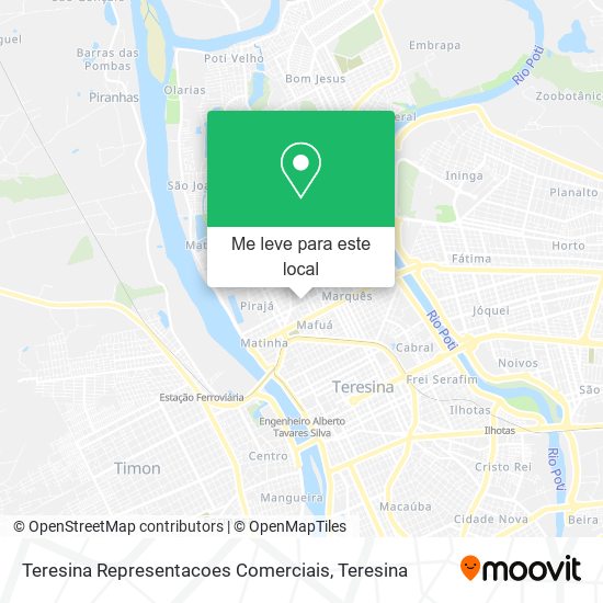 Teresina Representacoes Comerciais mapa