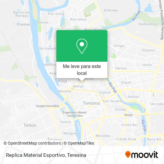 Replica Material Esportivo mapa