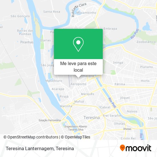 Teresina Lanternagem mapa