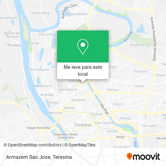 Armazem Sao Jose mapa