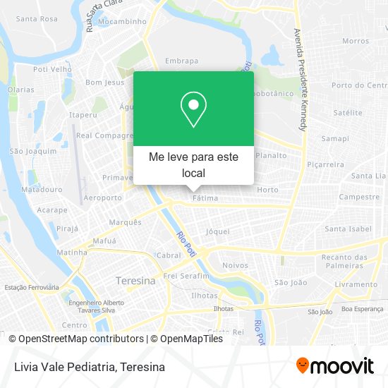 Livia Vale Pediatria mapa