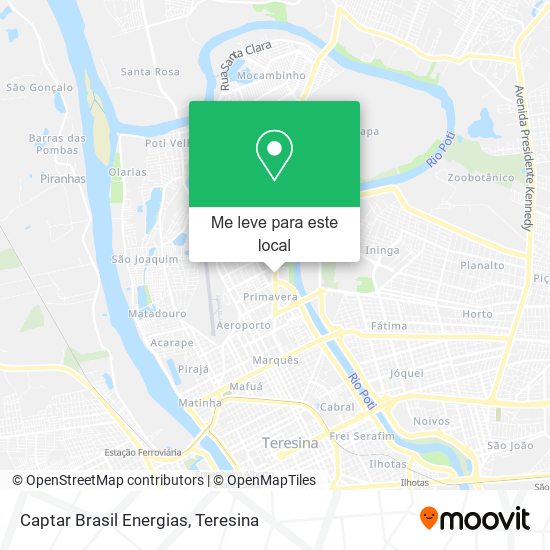Captar Brasil Energias mapa