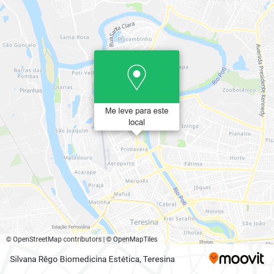 Silvana Rêgo Biomedicina Estética mapa