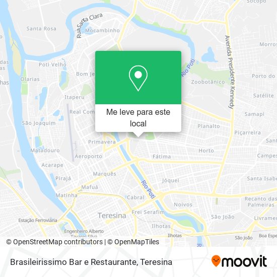 Brasileirissimo Bar e Restaurante mapa