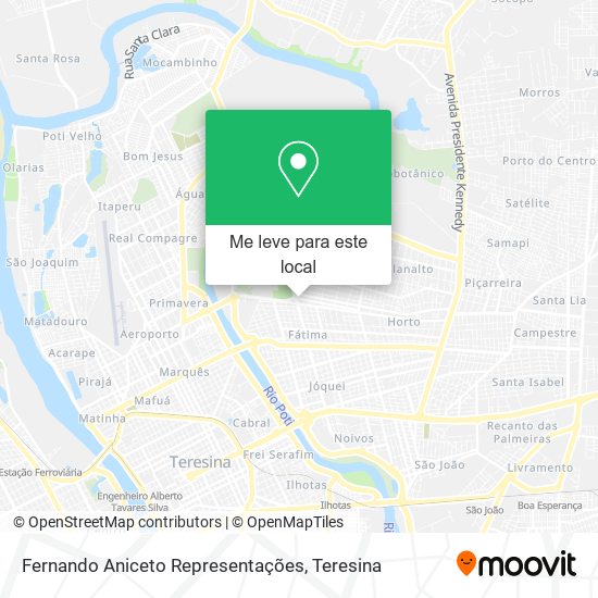 Fernando Aniceto Representações mapa