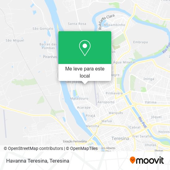Havanna Teresina mapa