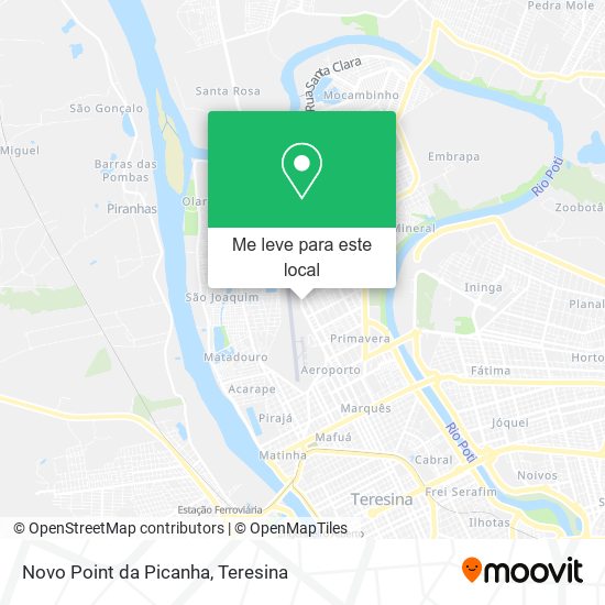 Novo Point da Picanha mapa