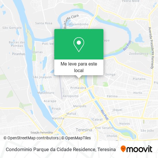 Condominio Parque da Cidade Residence mapa