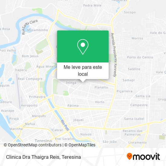 Clinica Dra Thaigra Reis mapa