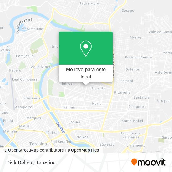 Disk Delicia mapa