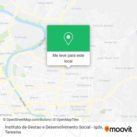 Instituto de Gestao e Desenvolvimento Social - Igds mapa