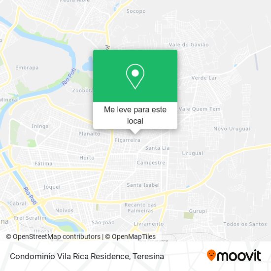 Condominio Vila Rica Residence mapa