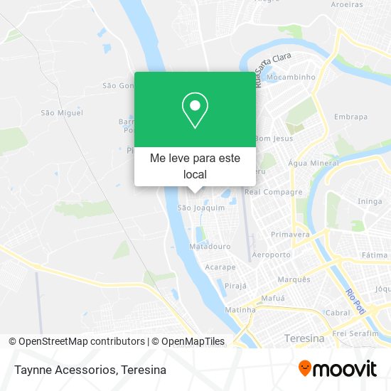 Taynne Acessorios mapa