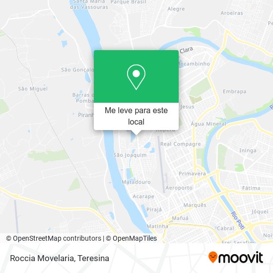 Roccia Movelaria mapa