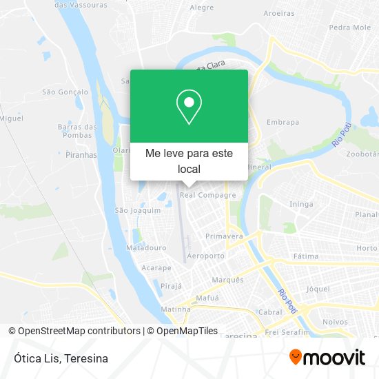 Ótica Lis mapa