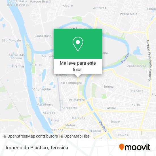Imperio do Plastico mapa