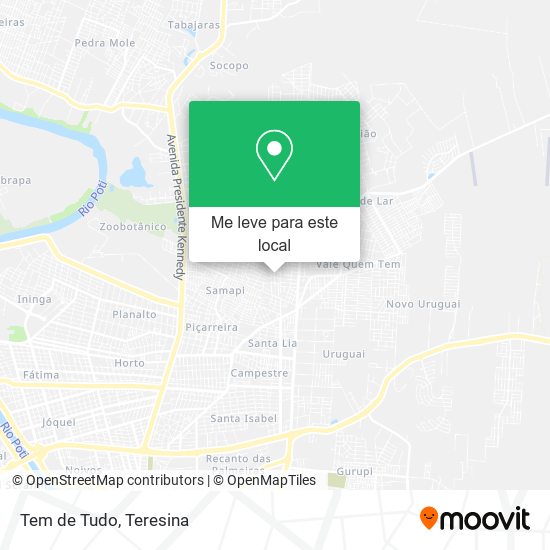 Tem de Tudo mapa