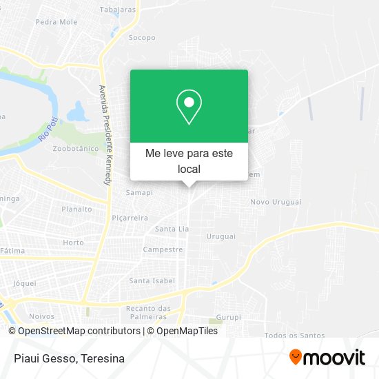 Piaui Gesso mapa