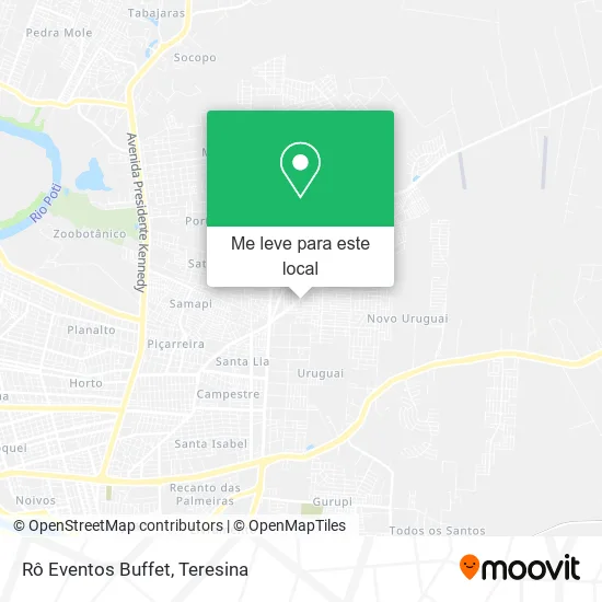 Rô Eventos Buffet mapa