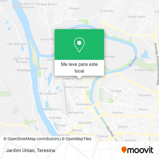 Jardim Uniao mapa