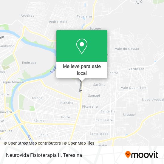 Neurovida Fisioterapia II mapa