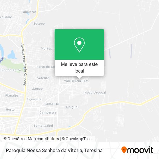 Paroquia Nossa Senhora da Vitoria mapa