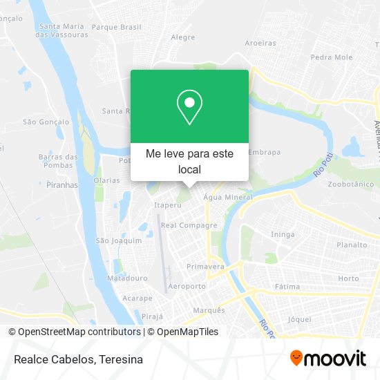 Realce Cabelos mapa