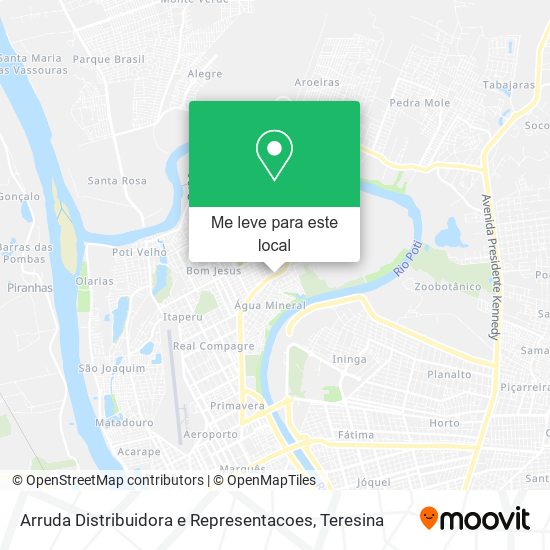Arruda Distribuidora e Representacoes mapa