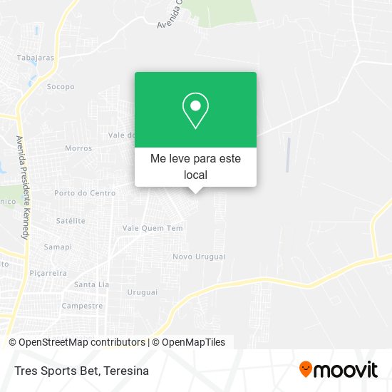 Tres Sports Bet mapa