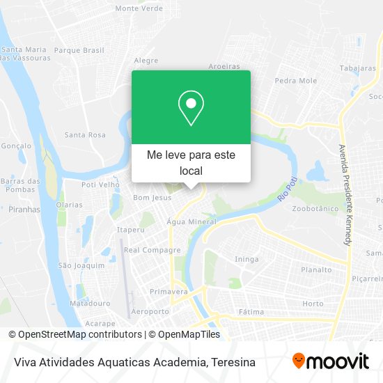 Viva Atividades Aquaticas Academia mapa