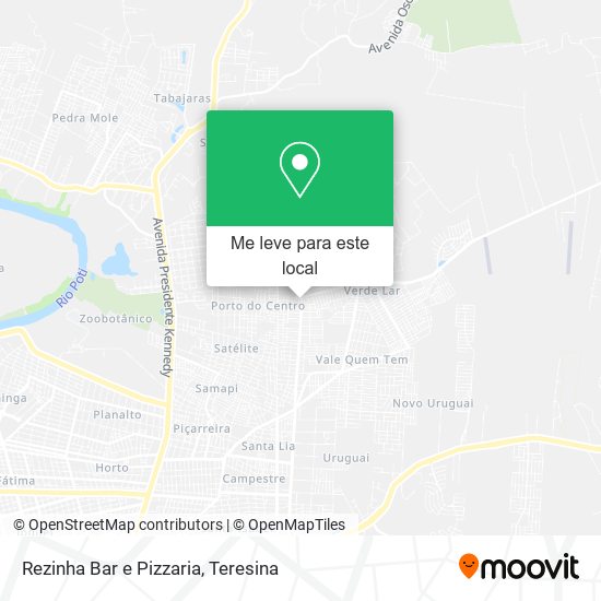 Rezinha Bar e Pizzaria mapa
