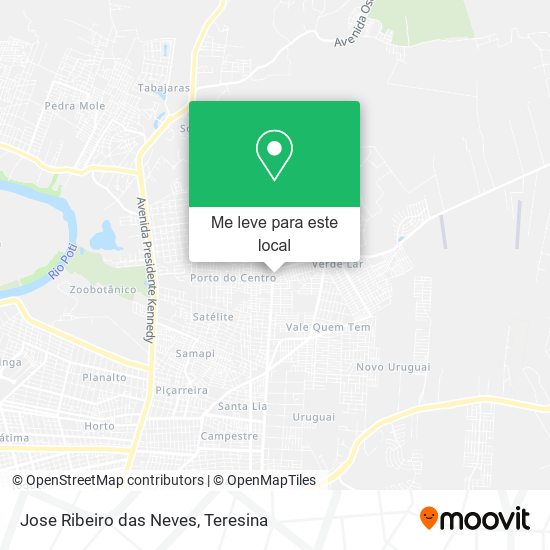 Jose Ribeiro das Neves mapa
