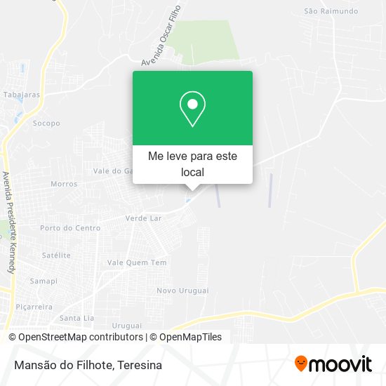 Mansão do Filhote mapa
