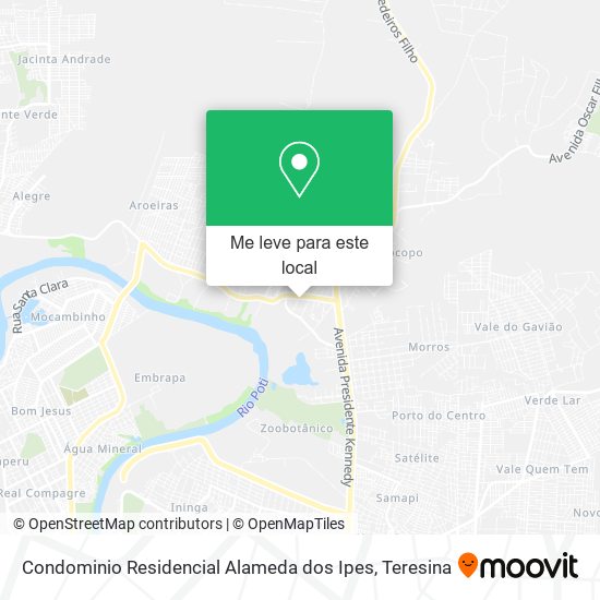 Condominio Residencial Alameda dos Ipes mapa