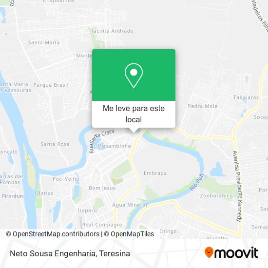Neto Sousa Engenharia mapa
