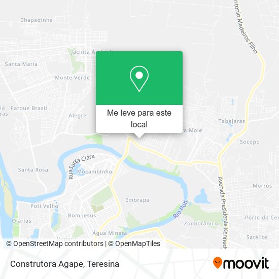 Construtora Agape mapa