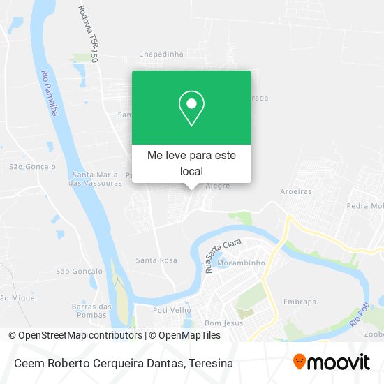 Ceem Roberto Cerqueira Dantas mapa