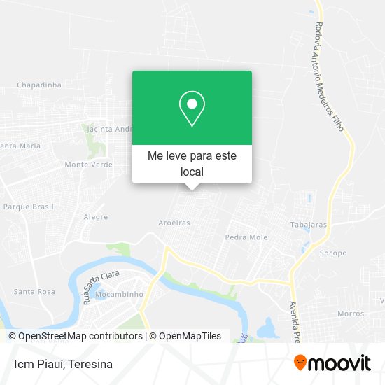 Icm Piauí mapa