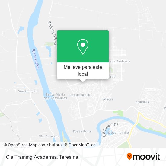 Cia Training Academia mapa