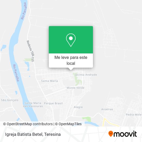 Igreja Batista Betel mapa