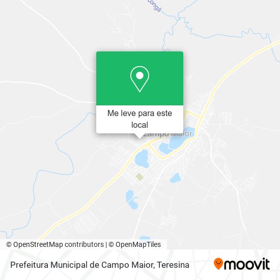 Prefeitura Municipal de Campo Maior mapa