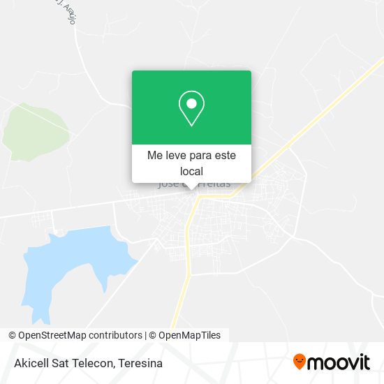 Akicell Sat Telecon mapa