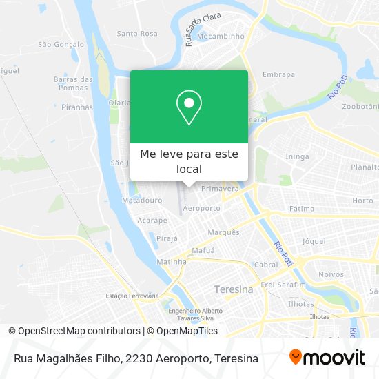 Rua Magalhães Filho,  2230 Aeroporto mapa