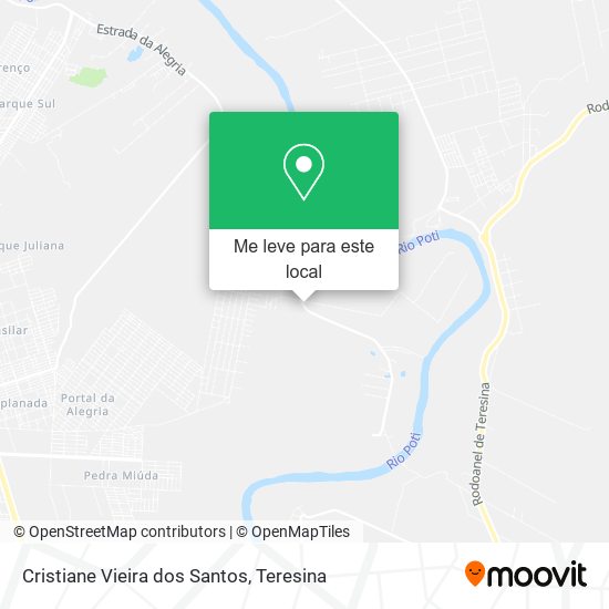 Cristiane Vieira dos Santos mapa