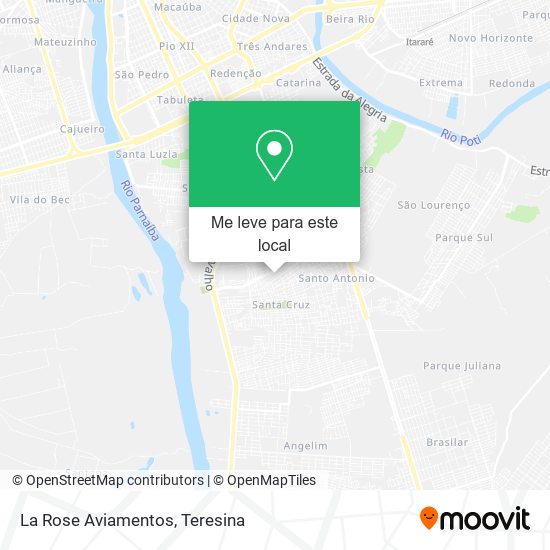 La Rose Aviamentos mapa