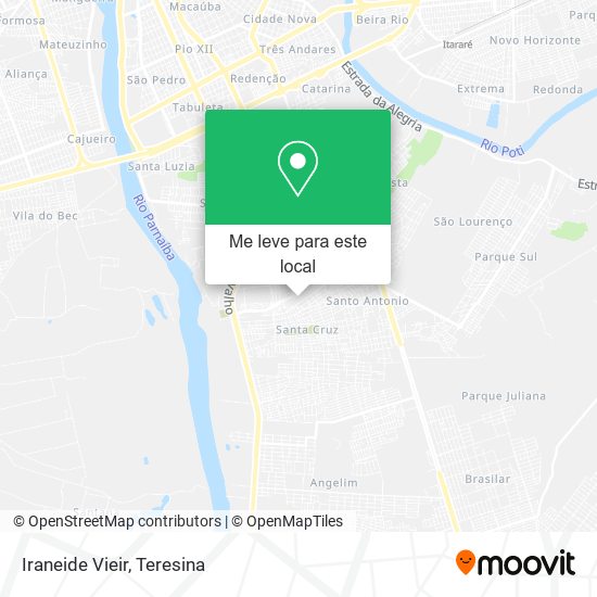 Iraneide Vieir mapa